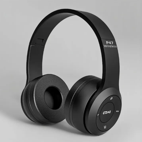 Orignal P47 Wireless Headset Bluetooth Foldable On-Ear Headphone